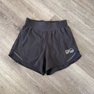 lululemon athletica Charcoal Gray Athletic Shorts with Elastic Waist